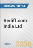 Rediff.com India Ltd. Fundamental Company Report Including Financial, SWOT, Competitors and Industry Analysis- Product Image
