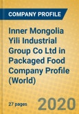 Inner Mongolia Yili Industrial Group Co Ltd in Packaged Food Company Profile (World)- Product Image
