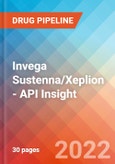 Invega Sustenna/Xeplion - API Insight, 2022- Product Image