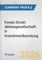 Fonds Direkt Aktiengesellschaft fr Investmentberatung Fundamental Company Report Including Financial, SWOT, Competitors and Industry Analysis - Product Thumbnail Image