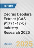 Cedrus Deodara Extract (CAS 91771-47-0) Industry Research 2025: Global and Regional Market Trends 2019-2024 and Forecast to 2029- Product Image