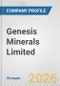 Genesis Minerals Limited Fundamental Company Report Including Financial, SWOT, Competitors and Industry Analysis - Product Thumbnail Image