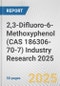 2,3-Difluoro-6-Methoxyphenol (CAS 186306-70-7) Industry Research 2025: Global and Regional Market Trends 2019-2024 and Forecast to 2029 - Product Thumbnail Image
