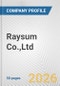 Raysum Co.,Ltd. Fundamental Company Report Including Financial, SWOT, Competitors and Industry Analysis - Product Thumbnail Image