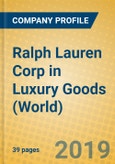 Ralph Lauren Corp in Luxury Goods (World)- Product Image