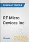RF Micro Devices Inc. Fundamental Company Report Including Financial, SWOT, Competitors and Industry Analysis - Product Thumbnail Image