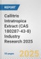 Callitris Intratropica Extract (CAS 180287-43-8) Industry Research 2025: Global and Regional Market Trends 2019-2024 and Forecast to 2029 - Product Thumbnail Image