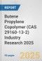 Butene Propylene Copolymer (CAS 29160-13-2) Industry Research 2025: Global and Regional Market Trends 2019-2024 and Forecast to 2029 - Product Thumbnail Image