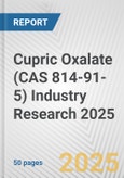 Cupric Oxalate (CAS 814-91-5) Industry Research 2025: Global and Regional Market Trends 2019-2024 and Forecast to 2029- Product Image