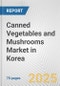Canned Vegetables and Mushrooms Market in Korea: Business Report 2025 - Product Thumbnail Image