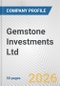 Gemstone Investments Ltd. Fundamental Company Report Including Financial, SWOT, Competitors and Industry Analysis - Product Thumbnail Image