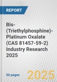 Bis-(Triethylphosphine)-Platinum Oxalate (CAS 81457-59-2) Industry Research 2025: Global and Regional Market Trends 2019-2024 and Forecast to 2029- Product Image