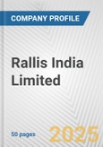 Rallis India Limited Fundamental Company Report Including Financial, SWOT, Competitors and Industry Analysis- Product Image