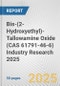 Bis-(2-Hydroxyethyl)-Tallowamine Oxide (CAS 61791-46-6) Industry Research 2025: Global and Regional Market Trends 2019-2024 and Forecast to 2029 - Product Thumbnail Image