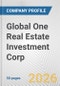 Global One Real Estate Investment Corp. Fundamental Company Report Including Financial, SWOT, Competitors and Industry Analysis - Product Thumbnail Image