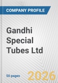 Gandhi Special Tubes Ltd. Fundamental Company Report Including Financial, SWOT, Competitors and Industry Analysis- Product Image