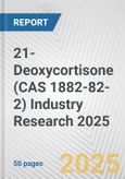 21-Deoxycortisone (CAS 1882-82-2) Industry Research 2025: Global and Regional Market Trends 2019-2024 and Forecast to 2029- Product Image