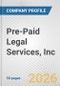 Pre-Paid Legal Services, Inc. Fundamental Company Report Including Financial, SWOT, Competitors and Industry Analysis - Product Thumbnail Image