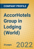 AccorHotels Group in Lodging (World)- Product Image