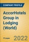 AccorHotels Group in Lodging (World) - Product Thumbnail Image
