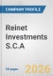 Reinet Investments S.C.A. Fundamental Company Report Including Financial, SWOT, Competitors and Industry Analysis - Product Thumbnail Image