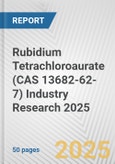 Rubidium Tetrachloroaurate (CAS 13682-62-7) Industry Research 2025: Global and Regional Market Trends 2019-2024 and Forecast to 2029- Product Image