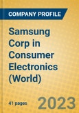 Samsung Corp in Consumer Electronics (World)- Product Image