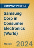 Samsung Corp in Consumer Electronics (World)- Product Image