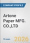 Artone Paper MFG. CO.,LTD. Fundamental Company Report Including Financial, SWOT, Competitors and Industry Analysis - Product Thumbnail Image