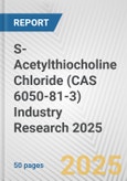S-Acetylthiocholine Chloride (CAS 6050-81-3) Industry Research 2025: Global and Regional Market Trends 2019-2024 and Forecast to 2029- Product Image