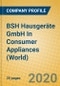 BSH Hausgeräte GmbH In Consumer Appliances (World) - Product Thumbnail Image