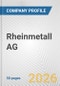 Rheinmetall AG Fundamental Company Report Including Financial, SWOT, Competitors and Industry Analysis - Product Thumbnail Image