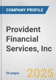 Provident Financial Services, Inc. Fundamental Company Report Including Financial, SWOT, Competitors and Industry Analysis- Product Image