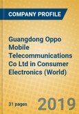 Guangdong Oppo Mobile Telecommunications Co Ltd in Consumer Electronics (World)- Product Image