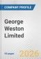 George Weston Limited Fundamental Company Report Including Financial, SWOT, Competitors and Industry Analysis - Product Thumbnail Image