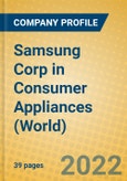 Samsung Corp in Consumer Appliances (World)- Product Image