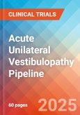 Acute Unilateral Vestibulopathy (AUV)- Pipeline Insight, 2024- Product Image