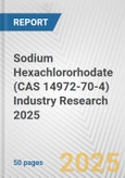 Sodium Hexachlororhodate (CAS 14972-70-4) Industry Research 2025: Global and Regional Market Trends 2019-2024 and Forecast to 2029- Product Image