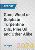 Gum, Wood or Sulphate Turpentine Oils, Pine Oil and Other Alike: European Union Market Outlook 2023-2027- Product Image