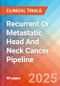 Recurrent Or Metastatic Head And Neck Cancer - Pipeline Insight, 2025 - Product Image