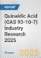 Quinaldic Acid (CAS 93-10-7) Industry Research 2025: Global and Regional Market Trends 2019-2024 and Forecast to 2029 - Product Thumbnail Image