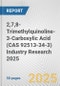 2,7,8-Trimethylquinoline-3-Carboxylic Acid (CAS 92513-34-3) Industry Research 2025: Global and Regional Market Trends 2019-2024 and Forecast to 2029 - Product Thumbnail Image