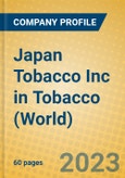 Japan Tobacco Inc in Tobacco (World)- Product Image
