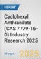 Cyclohexyl Anthranilate (CAS 7779-16-0) Industry Research 2025: Global and Regional Market Trends 2019-2024 and Forecast to 2029 - Product Image