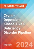 Cyclin-Dependent Kinase-Like 5 (CDKL5) Deficiency Disorder - Pipeline Insight, 2024- Product Image