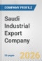 Saudi Industrial Export Company Fundamental Company Report Including Financial, SWOT, Competitors and Industry Analysis - Product Thumbnail Image