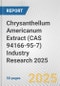 Chrysanthellum Americanum Extract (CAS 94166-95-7) Industry Research 2025: Global and Regional Market Trends 2019-2024 and Forecast to 2029 - Product Thumbnail Image