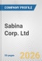 Sabina Corp. Ltd. Fundamental Company Report Including Financial, SWOT, Competitors and Industry Analysis - Product Thumbnail Image