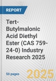 Tert-Butylmalonic Acid Diethyl Ester (CAS 759-24-0) Industry Research 2025: Global and Regional Market Trends 2019-2024 and Forecast to 2029- Product Image