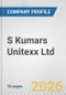 S Kumars Unitexx Ltd Fundamental Company Report Including Financial, SWOT, Competitors and Industry Analysis - Product Thumbnail Image